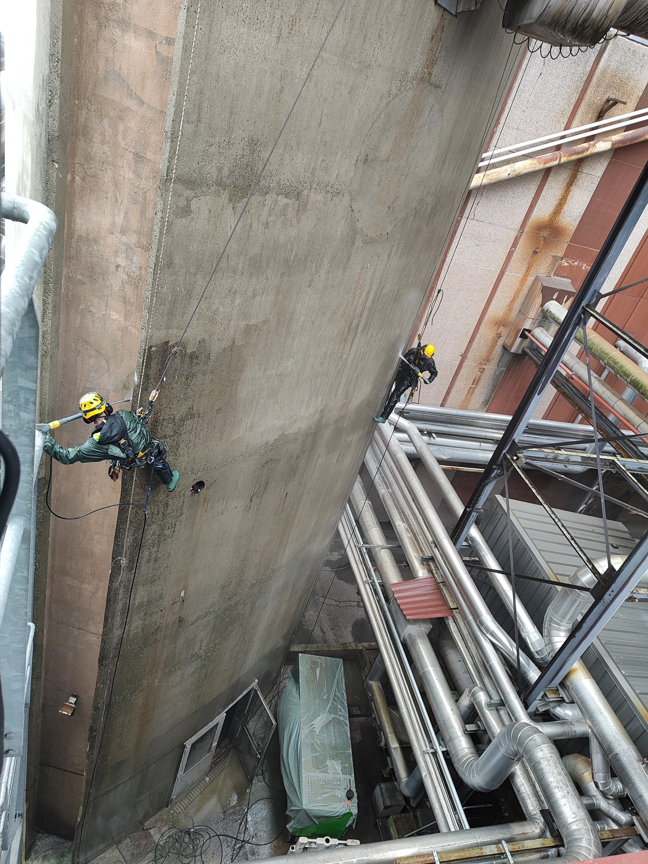 Intervention de cordistes MS Access pour une jolie cheminée chez DSA AQUITAINE à Cenon (industrie) – 8